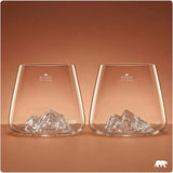 Set 2 Bicchieri Tumbler Topografici – Everest & Monte Bianco