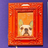 Painting dog red