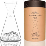 Caraffa per acqua con topografia del Monte Bianco - Alaskan Maker