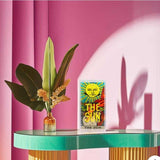 Neon luminoso in vetro "The Sun" con box acrilico trasparente