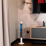 Lava Lamp XXL Rossa e Blu Fisura