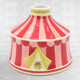 Portacandele "Circus Tent" Rosa & Rosso– Kitsch Kitchen