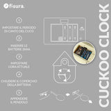 Orologio Cucù Nero Fisura