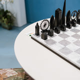 Set di scacchi Skyline Chess "Special Edition Two City" London vs New York