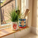 Barattolo Grande con Sottobicchiere "Kitsch Royale" Hands & Patchwork – Kitsch Kitchen