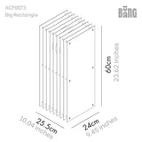 Lampada LOP Rettangolare Grande Arancione - BANG